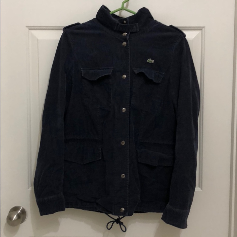 Lacoste Navy Corduroy Jacket
